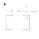 Светильник MAG-ORIENT-SPOT-R45-12W Day4000 (BK, 24 deg, 48V)